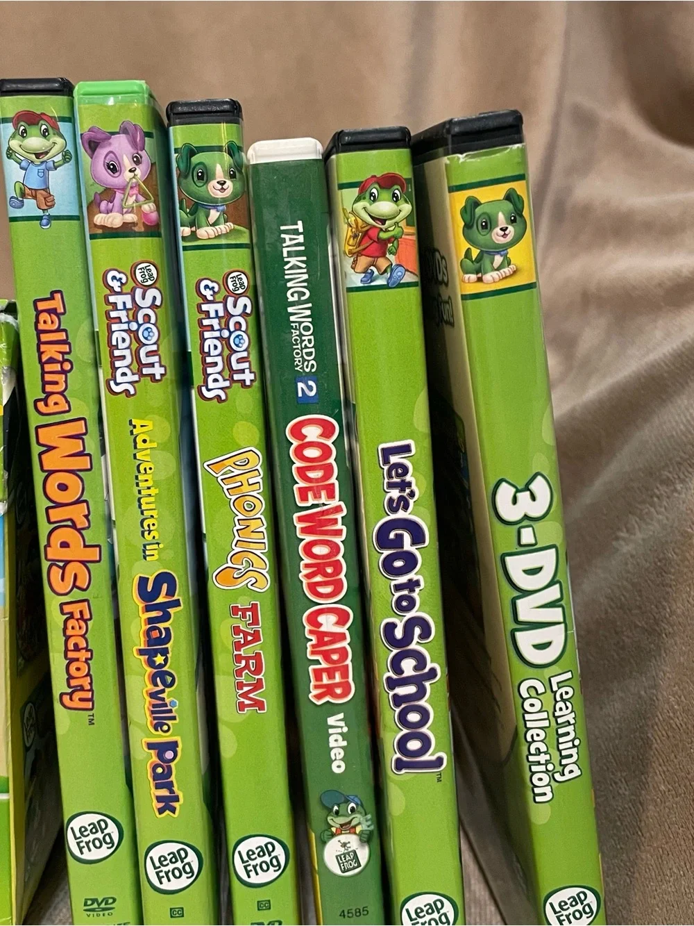 LeapFrog Learn with Leap 10-DVD Mega Pack - Green with 2 additional dvd